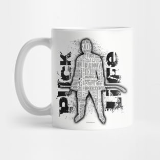 Puck Life - funny hockey sayings and slang Mug